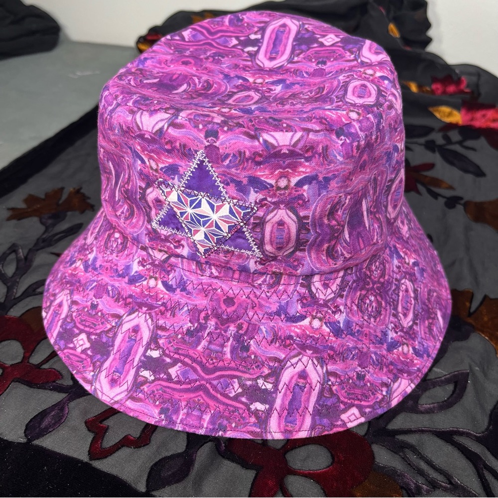 🔮Sacred Geometry Patchwork Bucket Hat🔮